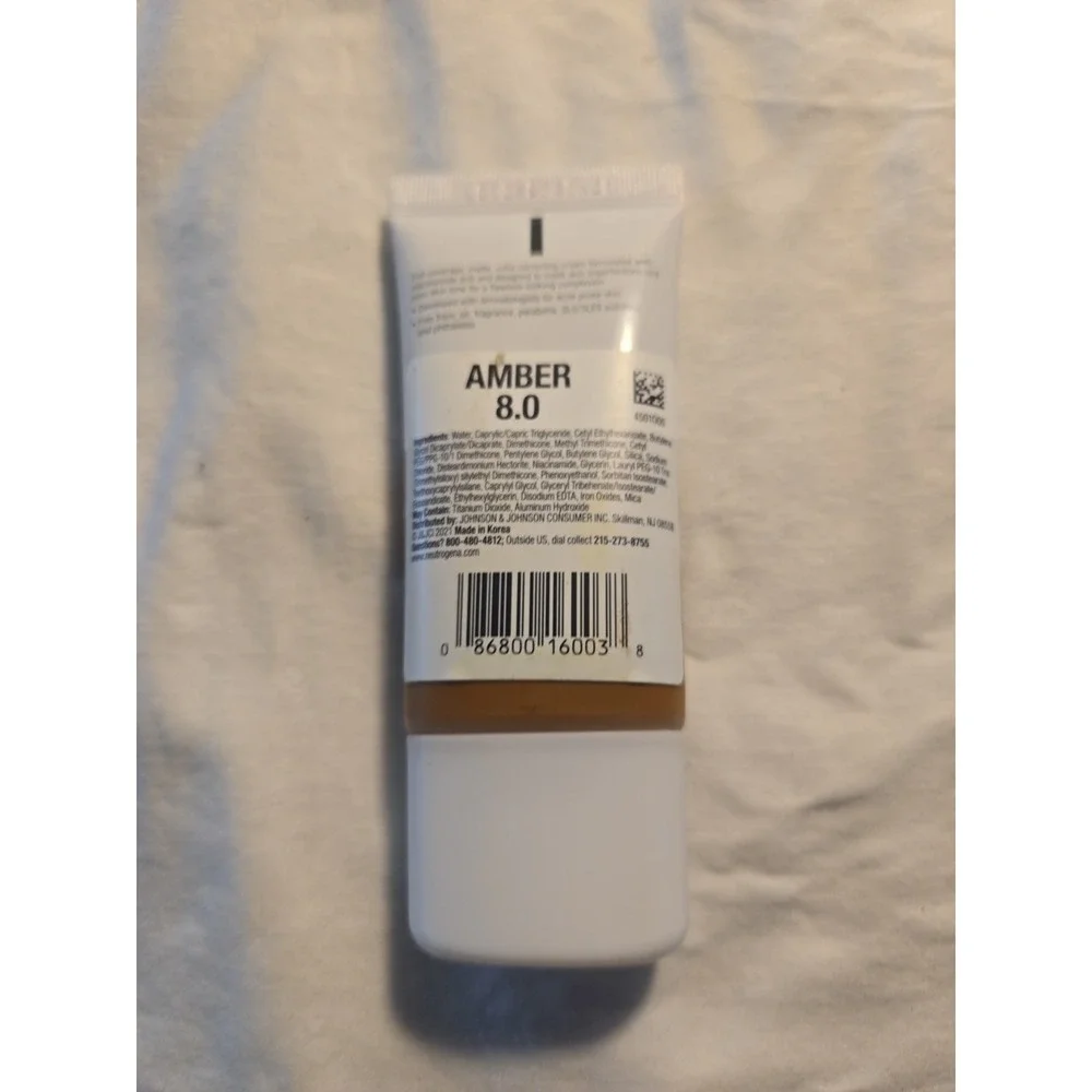 Neutrogena Clear Coverage‎ Flawless Matte CC Cream, Amber 8.0 , 1 oz